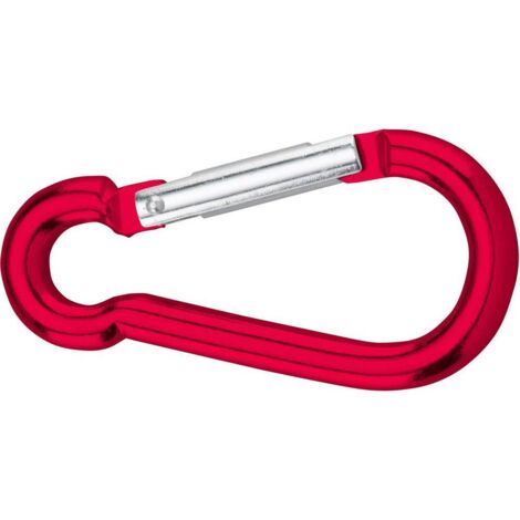 dörner + helmer 4815724 mousqueton aluminium rouge 60 mm (1/3)