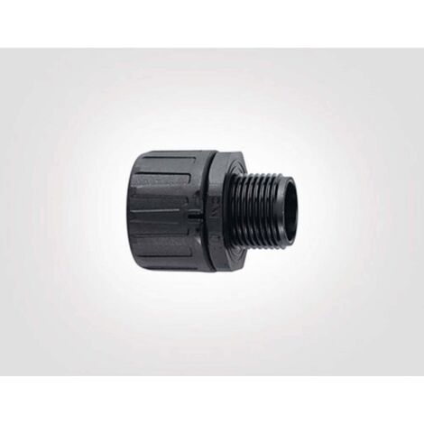 HellermannTyton 166-21026 HG25-S-M25-PA66-BK Raccord de tuyau noir M25 droit 1 pc(s) (1/2)