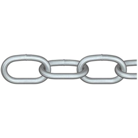 dörner + helmer 171800G Chaîne ronde en acier gris acier étamé par galvanisation 30 m A784511 (1/3)
