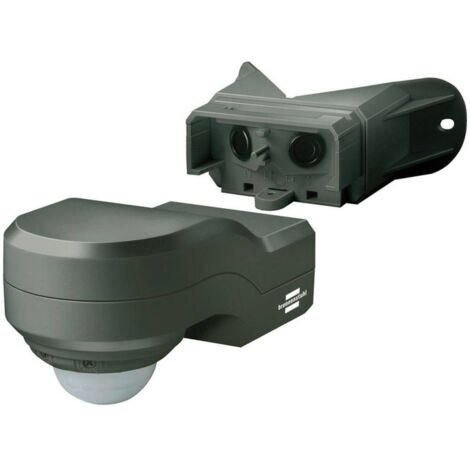 Brennenstuhl – Détecteur de mouvement infrarouge 240° – Portée 12m – Angle de détection 240° – IP44 pour intérieur et extérieur – Anthracite - Q011422