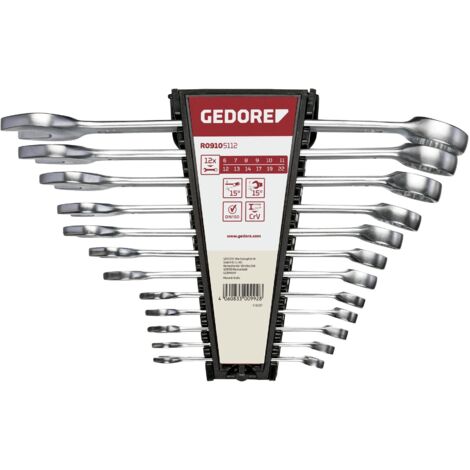 GEDORE RED 3300992 - Jeu de clés mixtes SW6-22mm 12 pcs , R09105112 (1/5)