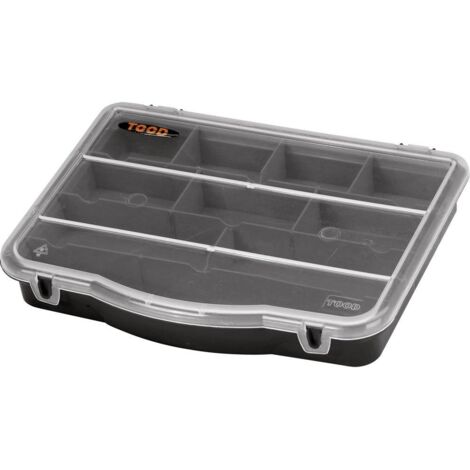 Alutec Mallette de rangement (L x l x H) 240 x 180 x 40 mm Nombre de compartiments: 10 Contenu 1 pc(s) (1/3)