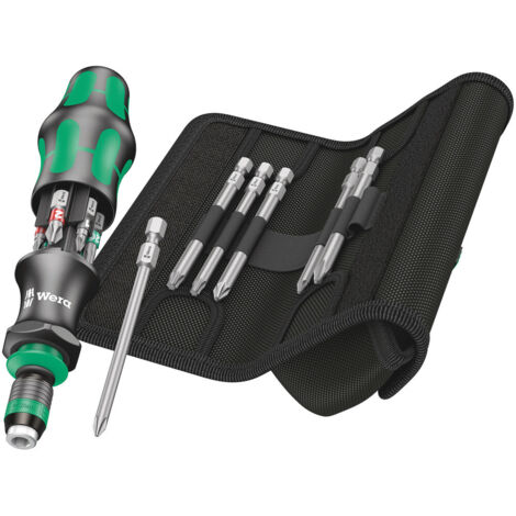 Chargeur porte embout-Set Kraftform Kompakt 20 Outil de recherche 13-unités Wera