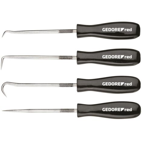 Gedore RED 3301548 Set de crochets pour montage joint torique L.1 35mm 4 pièces (1/5)