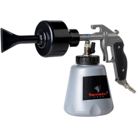 Pistolet à mousse pneumatique Tornador Z-011 RS – Régulateur d'air intégré – Embout articulé – Pour nettoyage de surfaces textiles - Q045742 (1/4)