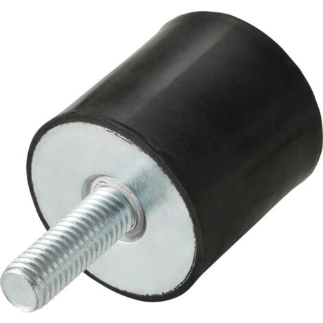 TRU COMPONENTS Tampon en caoutchouc TC-NT40-40-43A Dureté (détails) 43 Shore A Charge statique maximale 60 kg (1/3)