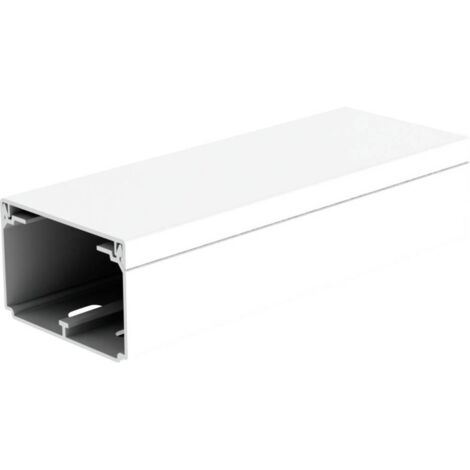Goulotte de câble technique 1000 x 60 x 40 mm – PVC sans plomb – Résistance aux flammes 850 °C – Indice de protection IP40 – Kopos