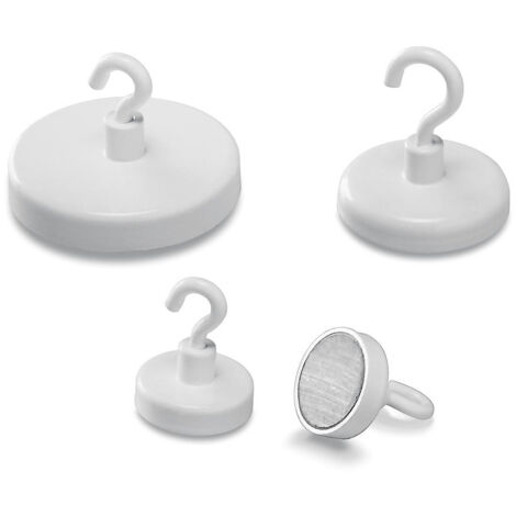 magnetoplan Crochet magnétique blanc 10 pc(s) 52636S10 W444203