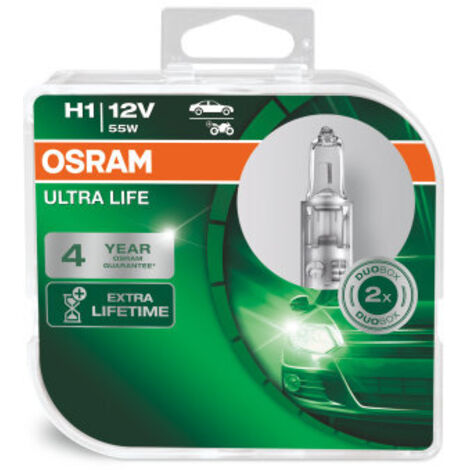 Osram Automotive 4062172388122 Ampoule halogène Ultra Life H1 55 W 12 V (1/3)