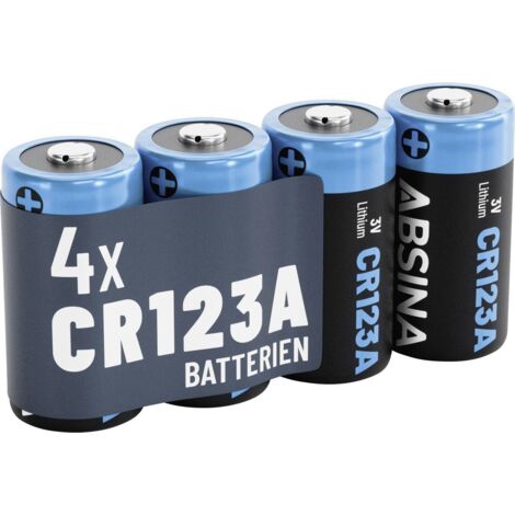 Absina Pile spéciale CR-123A lithium 1300 3 V 4 pc(s) (1/5)
