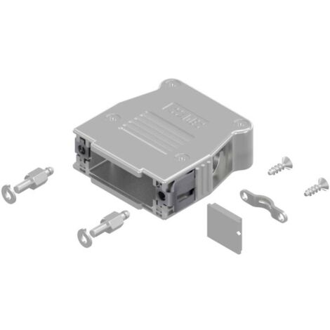Conec SnapLock 16-003210E Capot SUB-D Nombre de pôles: 15 plastique, métallisé 90 °, 180 ° 1 pc(s) (1/2)