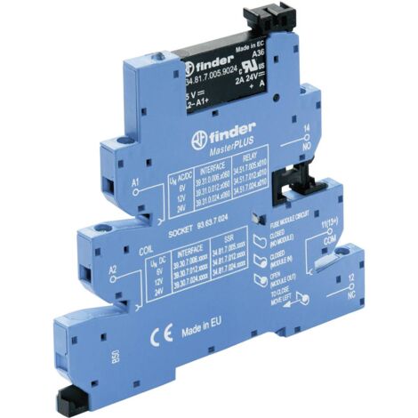 Finder Relais à semi-conducteurs 39.30.3.230.9024 2 A Tension de contact (max.): 24 V/DC 1 pc(s) (1/2)