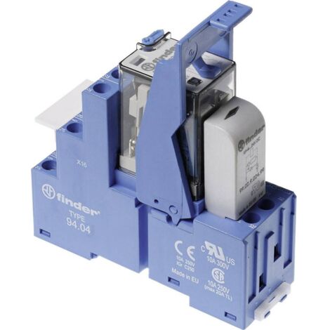 Finder 58.34.9.024.5050 Module relais Tension nominale: 24 V/DC Courant de commutation (max.): 7 A 4 inverseurs (RT) 1 pc(s) A944891 (1/2)