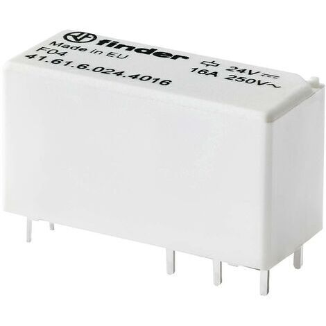 Finder 41.61.6.024.4016 Relais pour circuits imprimés 24 V/DC 16 A 1 inverseur (RT) 1 pc(s) (1/2)