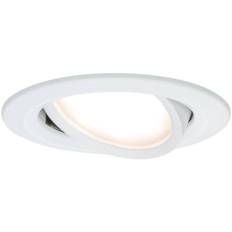 Plafonnier LED rond 12W 12V encastrable blanc chaud à 18,50€