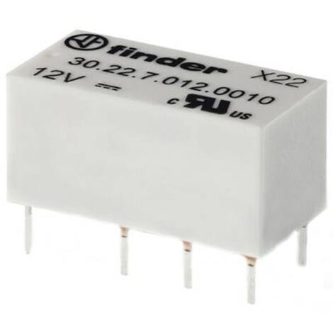 Finder 30.22.9.012.0000 Relais pour circuits imprimés 12 V/DC 2 A 2 inverseurs (RT) 1 pc(s) C155741