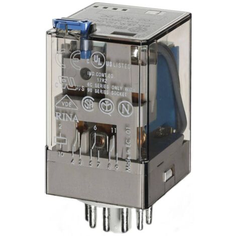 Finder 60.13.9.012.0040 Relais enfichable 12 V/DC 10 A 3 inverseurs (RT) 1 pc(s) (1/3)