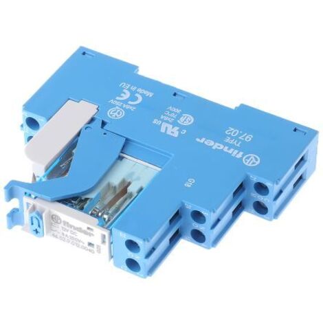 Finder 4C.02.9.012.0050 Module relais Tension nominale: 12 V/DC Courant de commutation (max.): 8 A 2 inverseurs (RT) 1 (1/3)