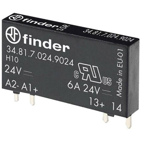 Finder Relais à semi-conducteurs 34.81.7.060.9024 Tension de contact (max.): 33 V/DC à commutation instantanée 1 pc(s) (1/3)