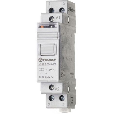 Télérupteur pour profilé Finder 20.23.8.012.4000 1 NO (T), 1 NF (R) 12 V/AC 16 A 4000 VA 1 pc(s) (1/3)