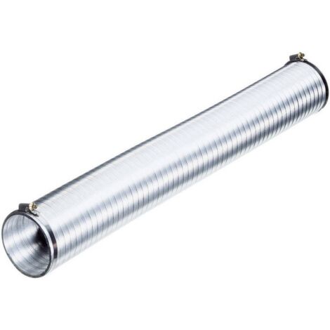 Wallair N51808 Tube de ventilation flexible aluminium (Ø x L) 10 cm x 2.5 m argent (1/2)