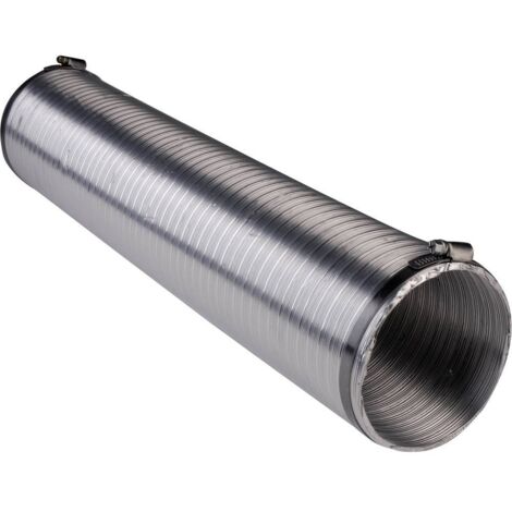 Wallair N51824 Tube de ventilation flexible aluminium (Ø x L) 12.5 cm x 2.5 m argent S26670 (1/3)