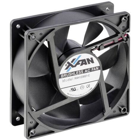 X-Fan RAH1238S1-C Ventilateur axial 230 V/AC 180 m³/h (L x l x H) 120 x 120 x 38 mm (1/2)