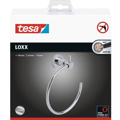 Tesa Loxx Porte Serviettes Anneau Colle M Tal