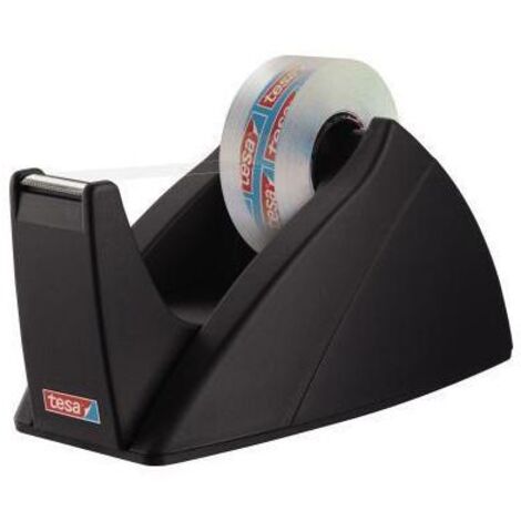 Dérouleur de ruban adhésif tesa Easy Cut noir Largeur du rouleau (max.): 19 mm (1/4)
