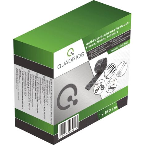 Gaine thermorétractable sans colle Quadrios 1908CA065 noir 20 mm Taux de retreint:2:1 1.6 m Q821812 (1/5)
