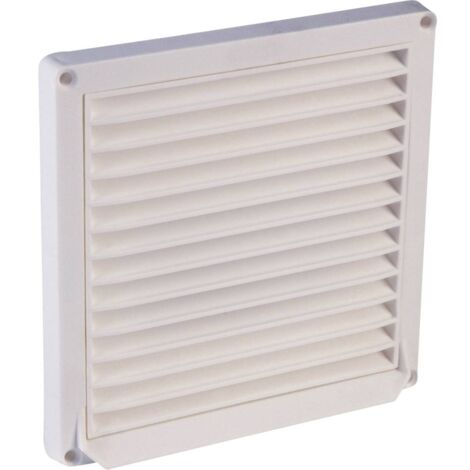 Wallair N32812 Grille à lamelles plastique Convient pour Ø de tube: 12.5 cm (1/2)