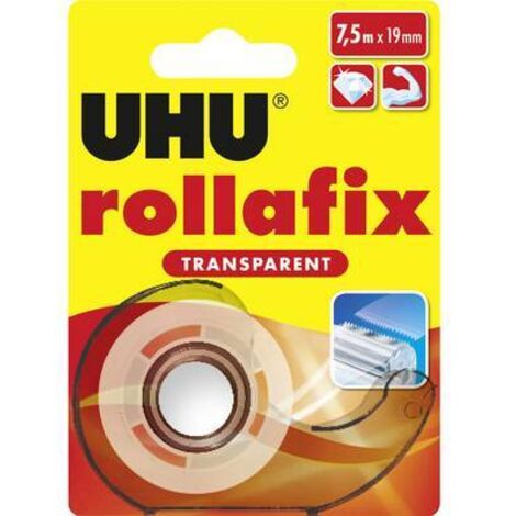 UHU rollafix TRANSPARENT 36955 Ruban adhésif transparent (L x l) 7.5 m x 19 mm 1 pc(s) W928501 (1/2)