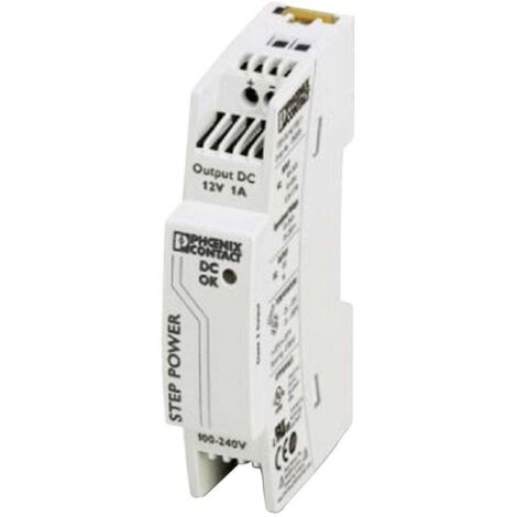 Alimentation rail DIN Phoenix Contact STEP-PS/48AC/24DC/0.5 2868716 24 V/DC 0.55 A 24 W 1 x 1 pc(s) (1/3)