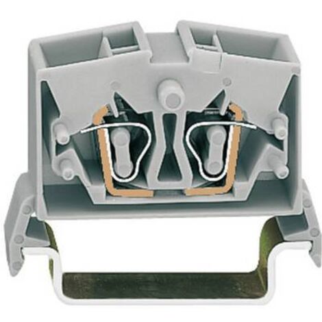 Borne de passage WAGO 264-734 10 mm ressort de traction Affectation: N bleu 1 pc(s) D13297 (1/2)