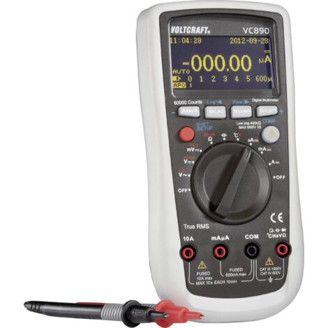 VOLTCRAFT VC-23 Multimètre étalonné  ISO  Numérique CAT III 600 V Affichage Nombre De Points 6000 Y012493 86434444