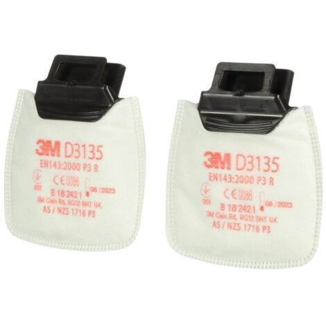 3M D3135 Secure Click P3 R Filtre à particules 2 pc(s)