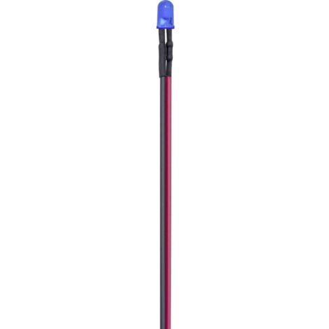 TRU COMPONENTS T1810O086 Assortiment de LEDs bleu rond 3 mm 1500 mcd 30 ° Q753652 (1/2)