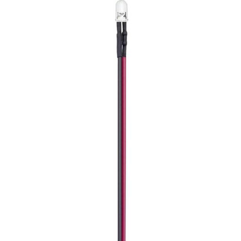 TRU COMPONENTS T1810O091 Assortiment de LEDs blanc neutre rond 3 mm 9000 mcd 25 ° Q753642 (1/2)