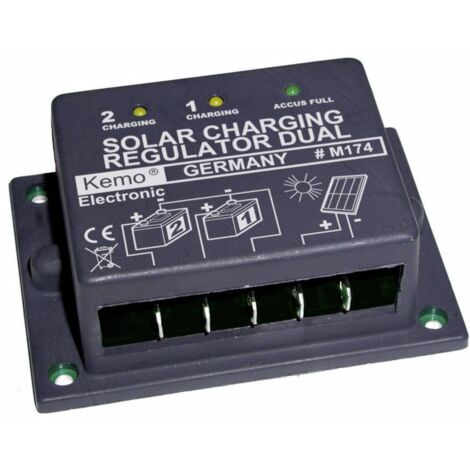 Régulateur de charge solaire Kemo Dual M174 12 V 16 A V61325 (1/4)