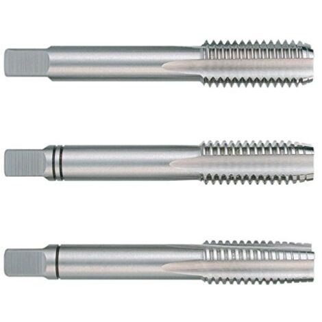 Jeu de 3 tarauds à main DIN 352 HSS, filetage M8 rectifié Ruko 230080