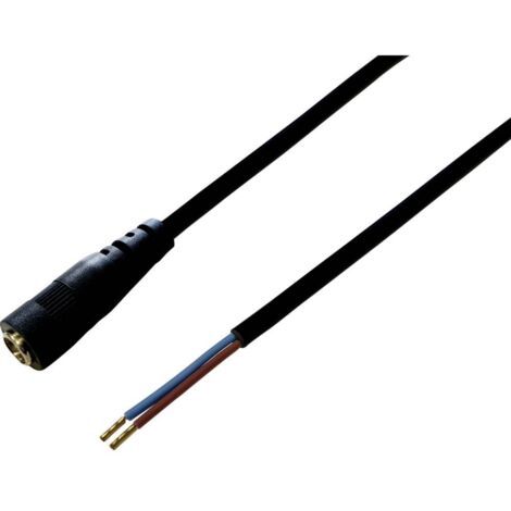 Câble de raccordement basse tension BKL Electronic 075183 DC femelle - extrémité(s) ouverte(s) 5.50 mm 2.10 mm 0.50 m 1 (1/2)