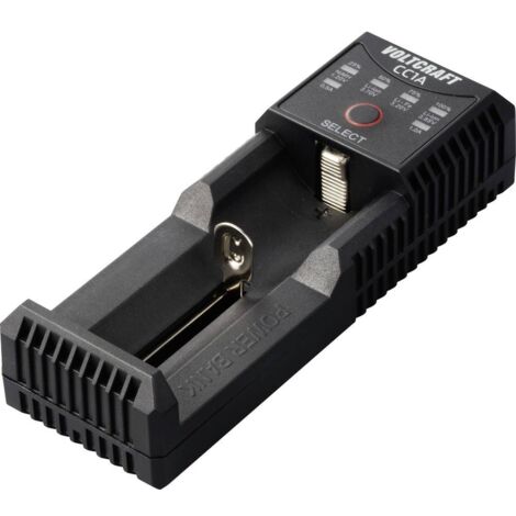 Chargeur de piles rondes VOLTCRAFT CC1A NiMH, Li-ion, LiFePO, NiCd LR6 (AA), LR03 (AAA), LR14 (C), 10440, 10500, 12500, (1/5)