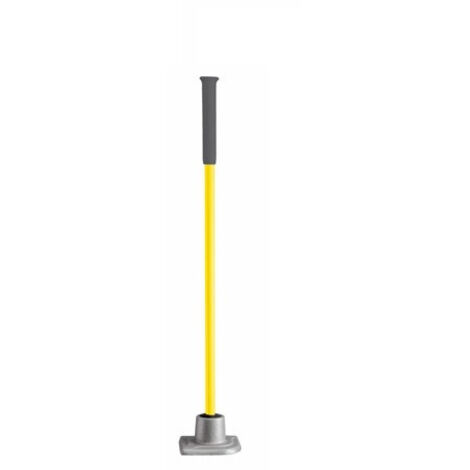 Leborgne – Dame nanovib – Compactage sols – Technologie anti-vibrations – Manche métal ergonomique – Dimensions 16x16cm – Poids 5kg