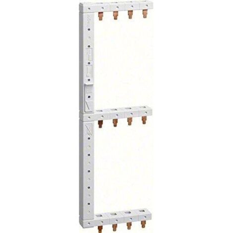 Hager – Barre de connexion électrique KCF668L – 3 pôles – Tension 110-415V – Montage vertical – Conforme RoHS – Matériau isolant