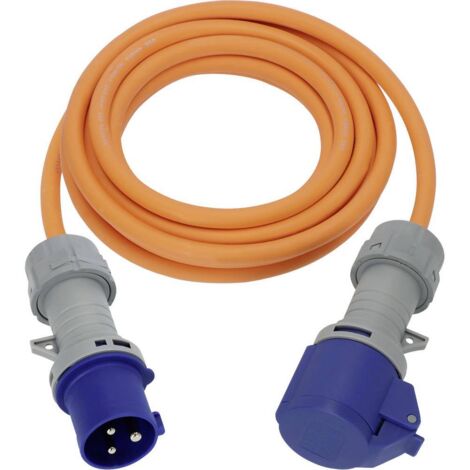Brennenstuhl 1167650405 alimentation Rallonge CEE de camping bleu, gris, orange 5 m H07RN-F 3G 2,5 mm²