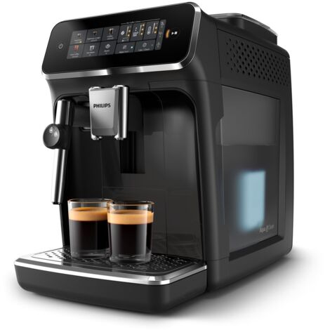 Cafetière à dosettes automatique 5 boissons – Mousseur à lait – Broyeurs en céramique – Réservoir 1,8 L – Philips Series 3300