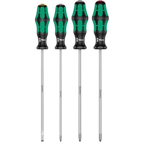 Kit tournevis WERA 4 pieces TORX avec fonction de retenu, long (1/5)