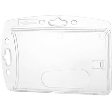Durable 890519 Porte-carte d'identité combinable avec clip, bande textile, chaîne, porte-badge 10 pc(s)
