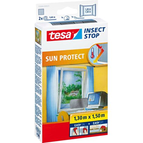 Tesa 55924-00021-00 Moustiquaire Comfort pour lucarne avec protection anti-UV Anthracite/métal 