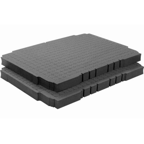 Festool – Mousse modulable SE-VAR SYS3 M/2 – Tapis de calage détachable – Contenu: 2 pièces – Pour Systainer³ M